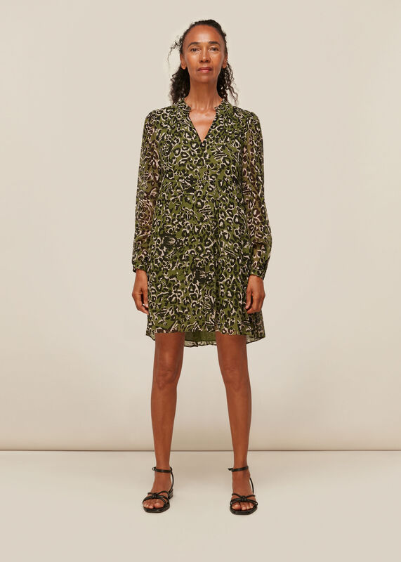 Jungle Cat Trapeze Dress