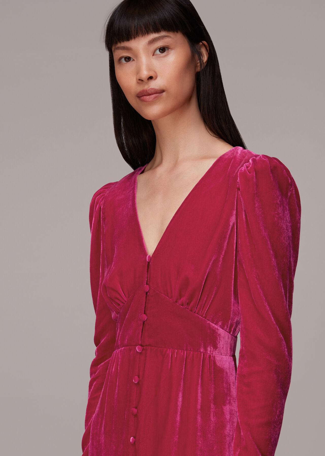 Ally Velvet Midi Dress