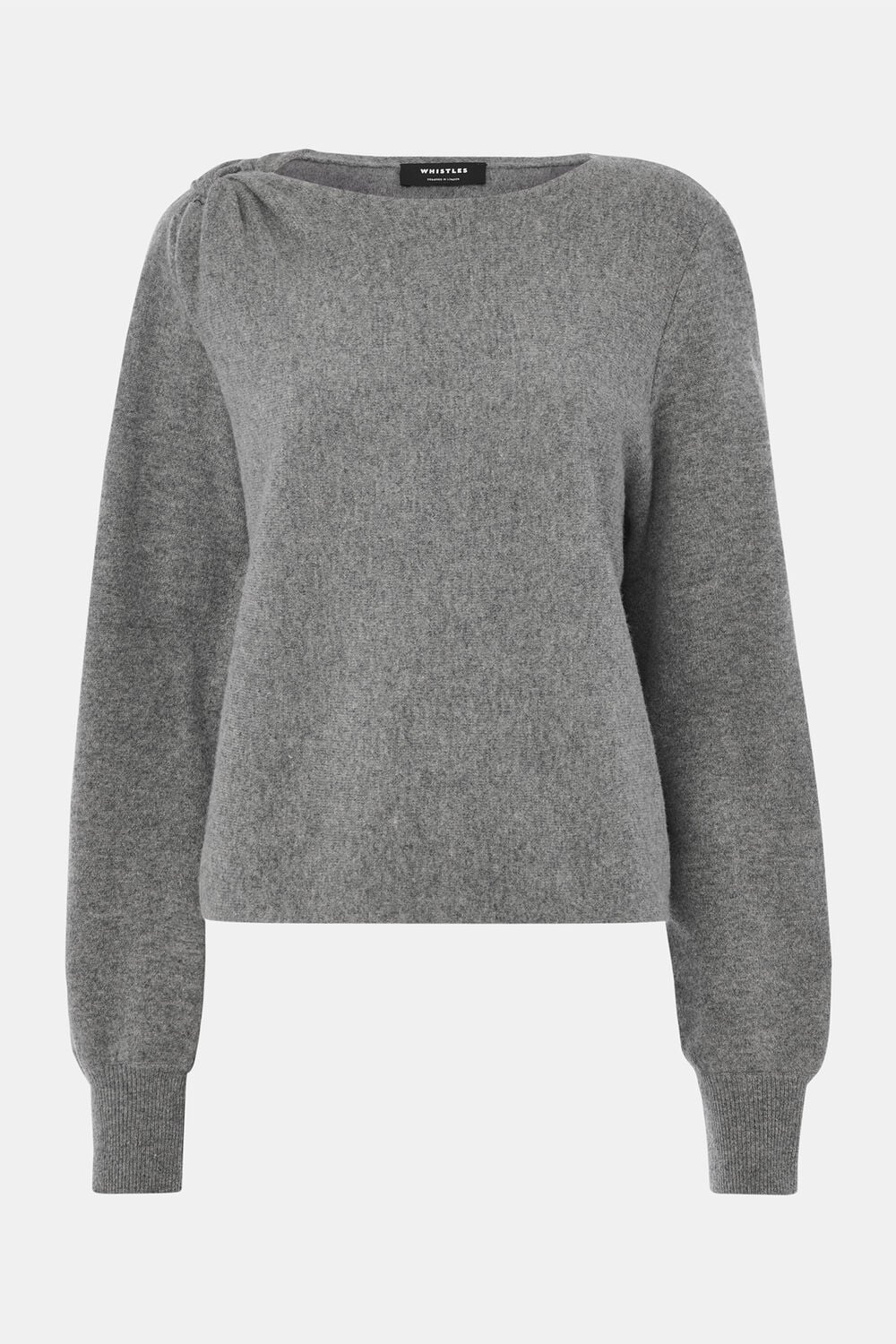 Wool Twist Front Detail Knit