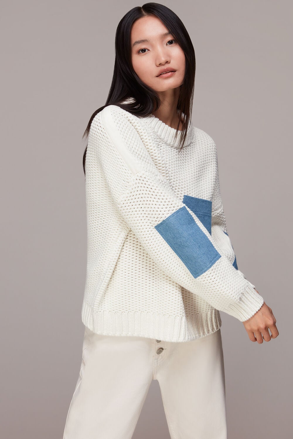 Denim Pocket Knit