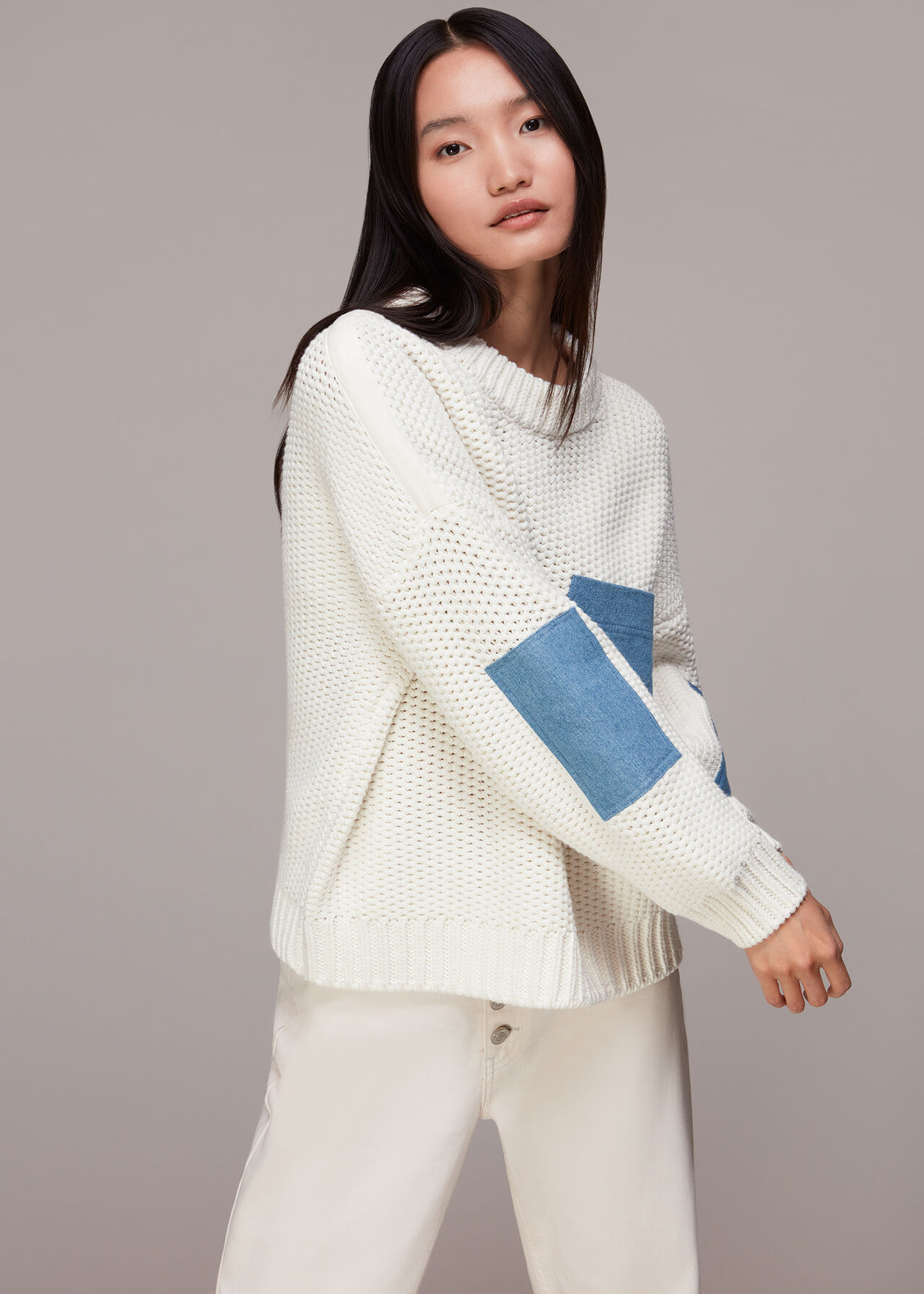 Denim Pocket Knit