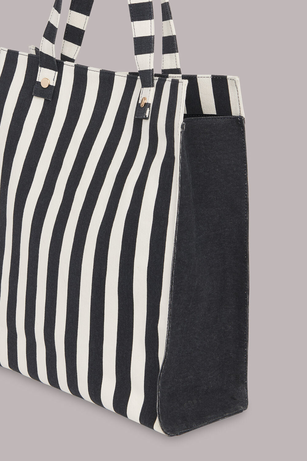 Sena Striped Canvas Tote