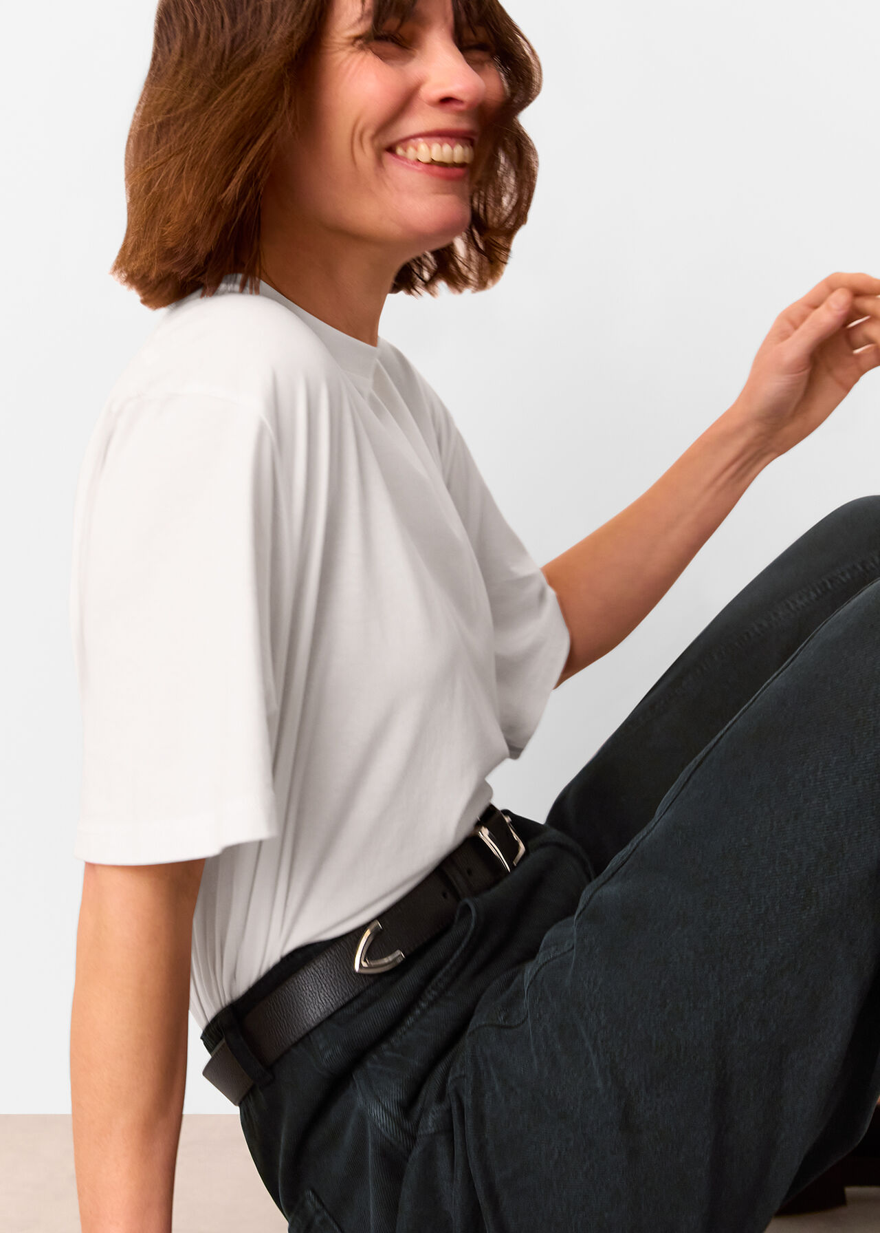 Lola Cotton Blend Trouser