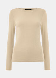 Sparkle Rib Jersey Top