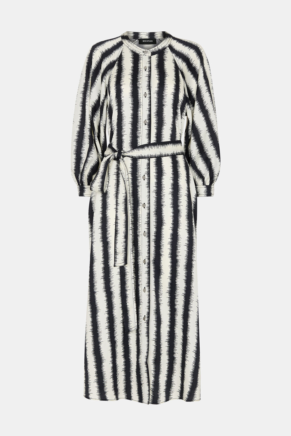 Ivory Hazy Stripe Mabel Dress