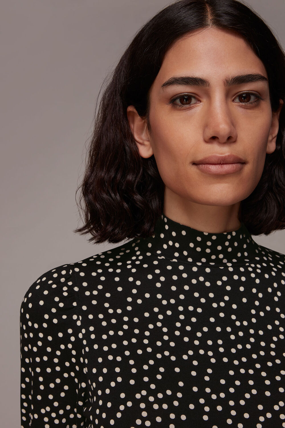 Irregular Spot Jersey Dress