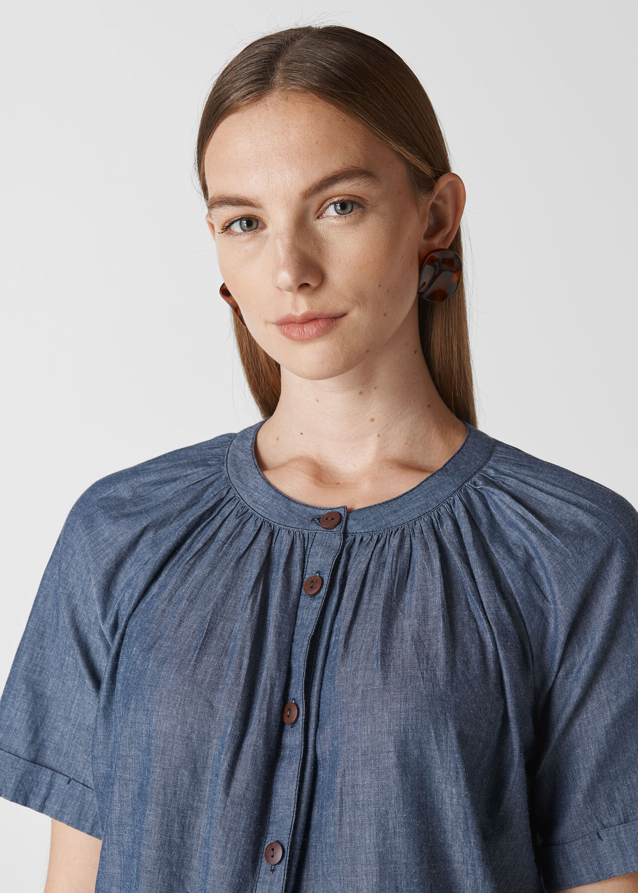 Pauleth Chambray Top Denim