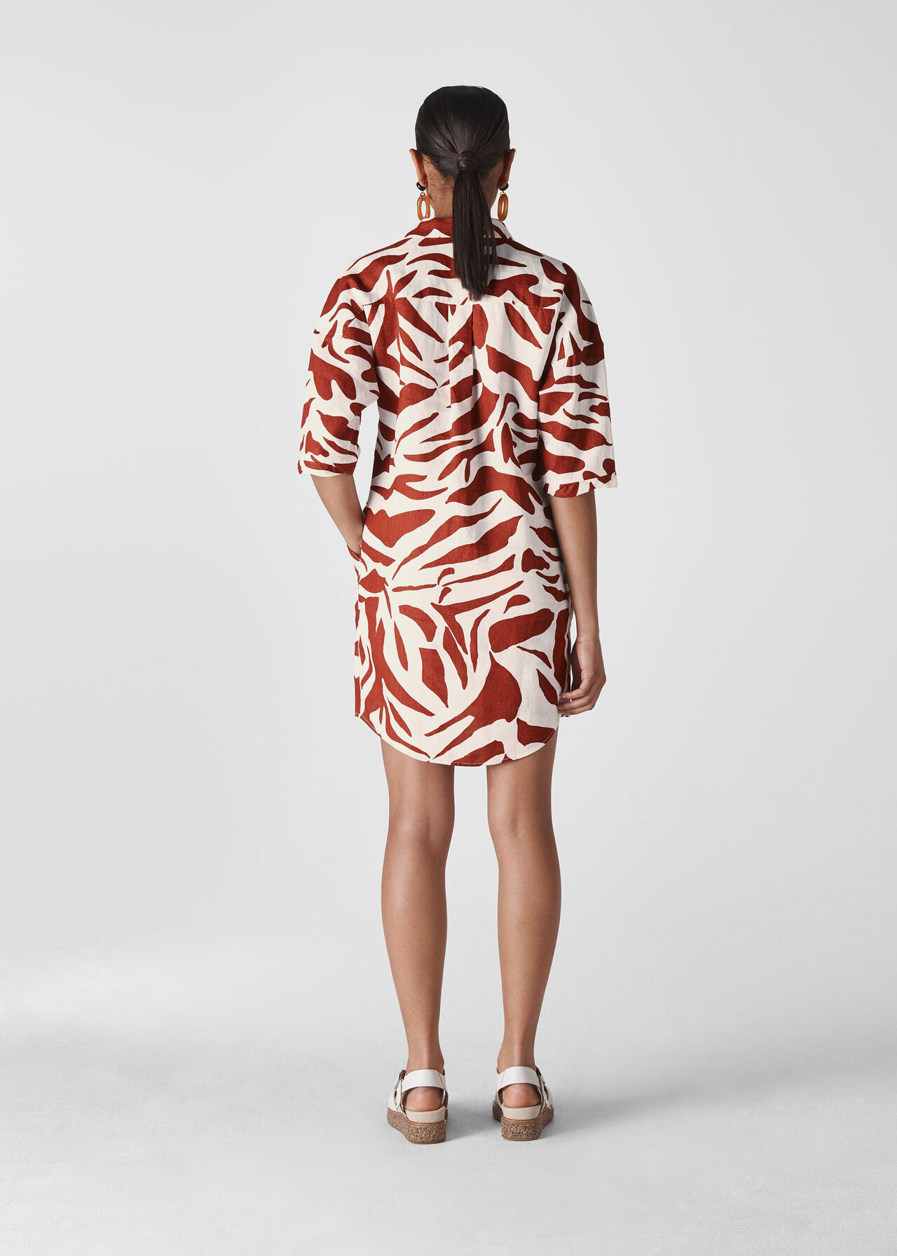 Graphic Zebra Linen Lola Multicolour