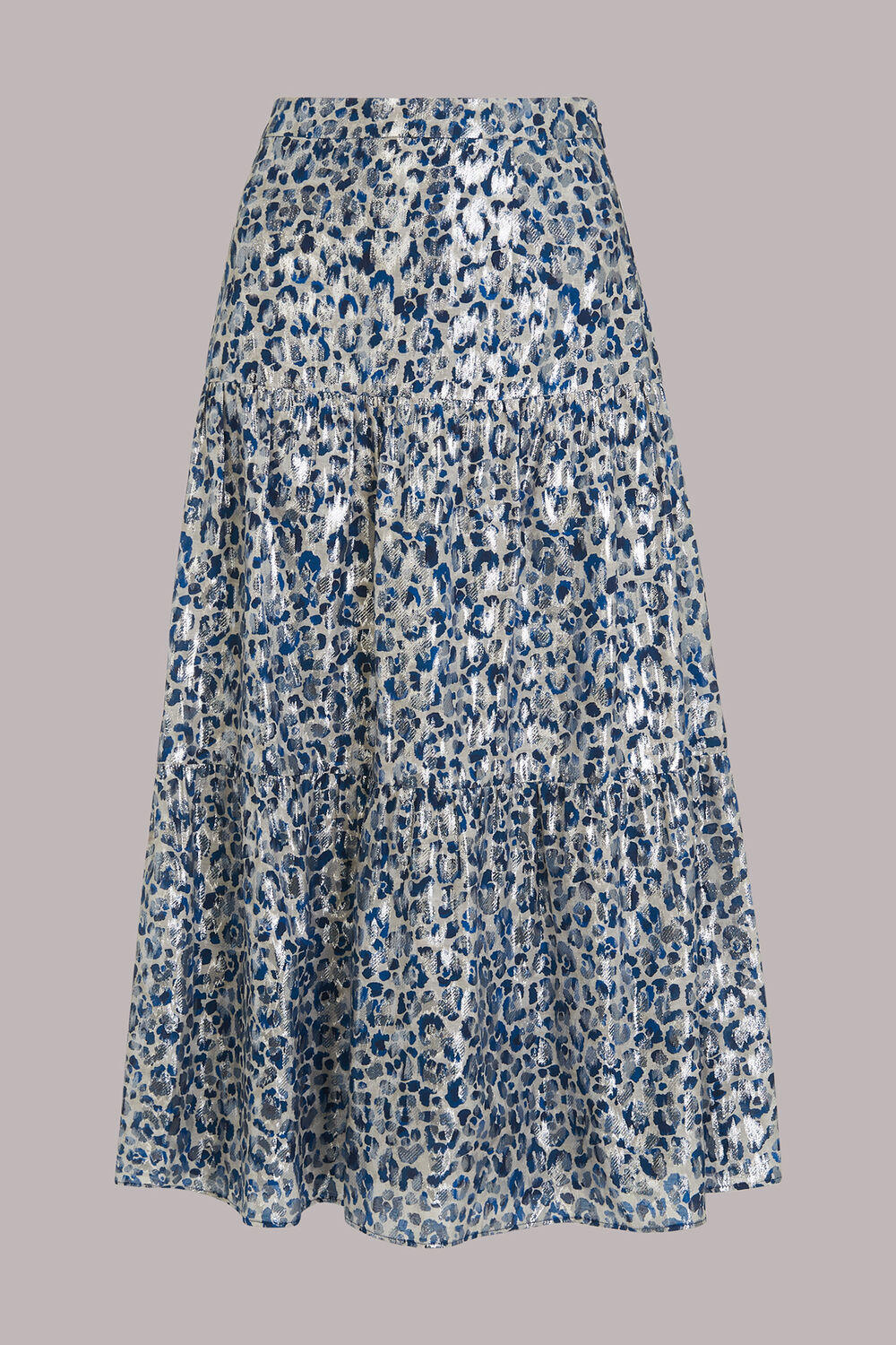 Animal Metallic Skirt