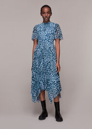 Jungle Cheetah Pleated Dress