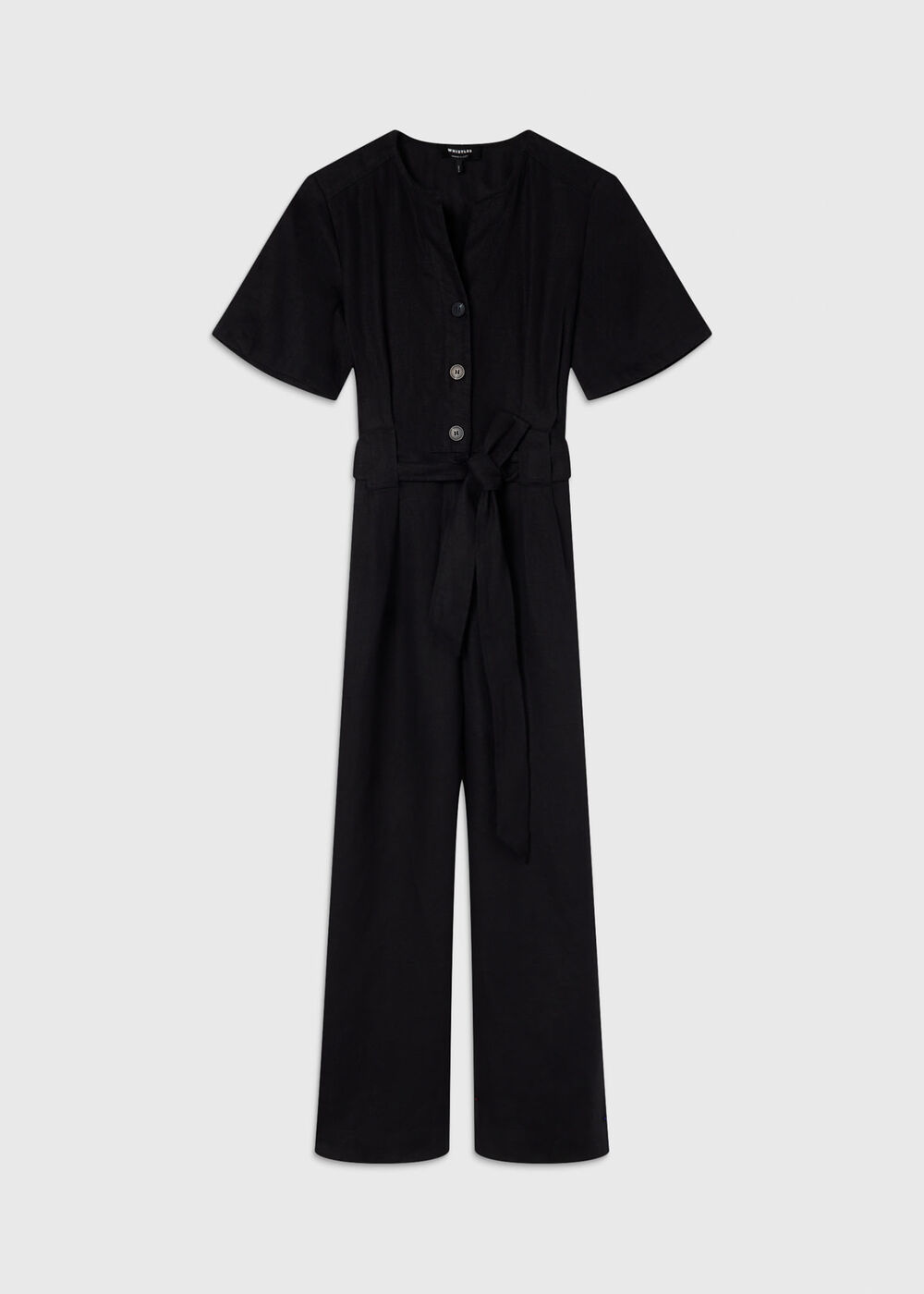 Fiona Linen Button Jumpsuit