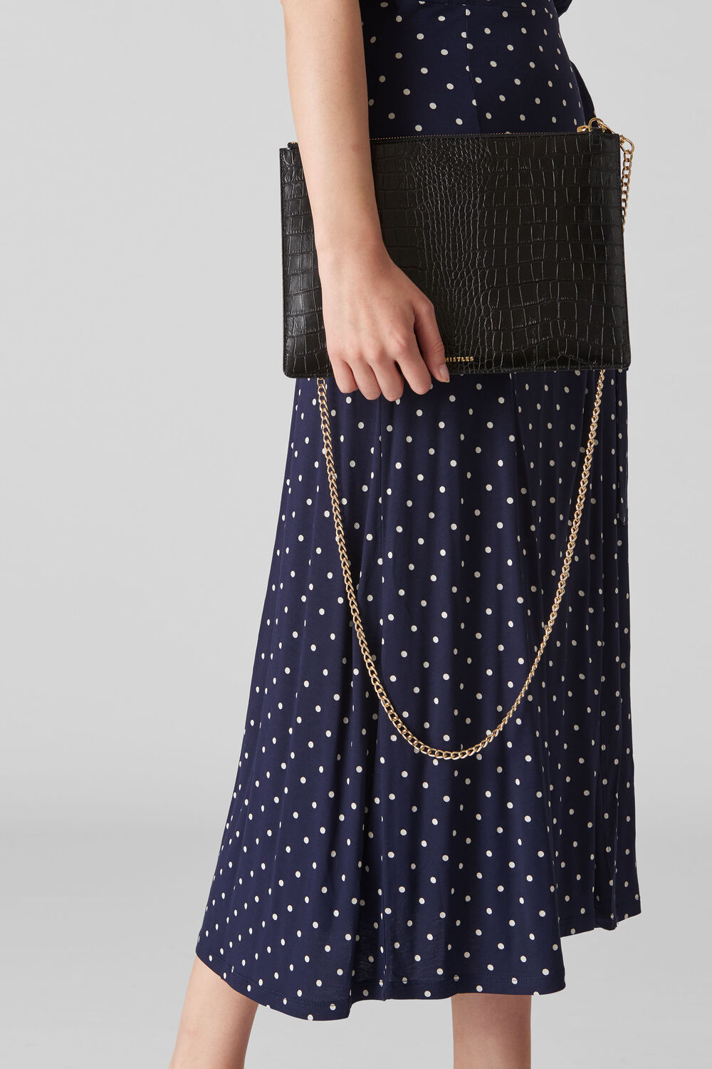 Shiny Croc Rivington Clutch