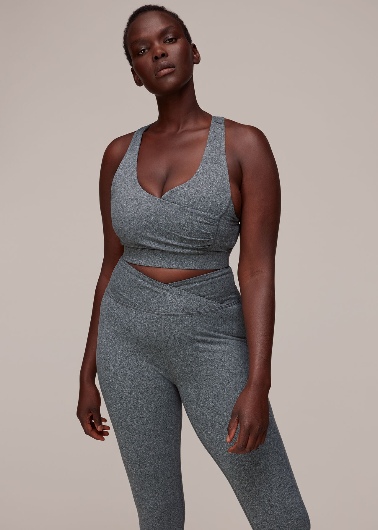Wrap Cropped Sports Legging