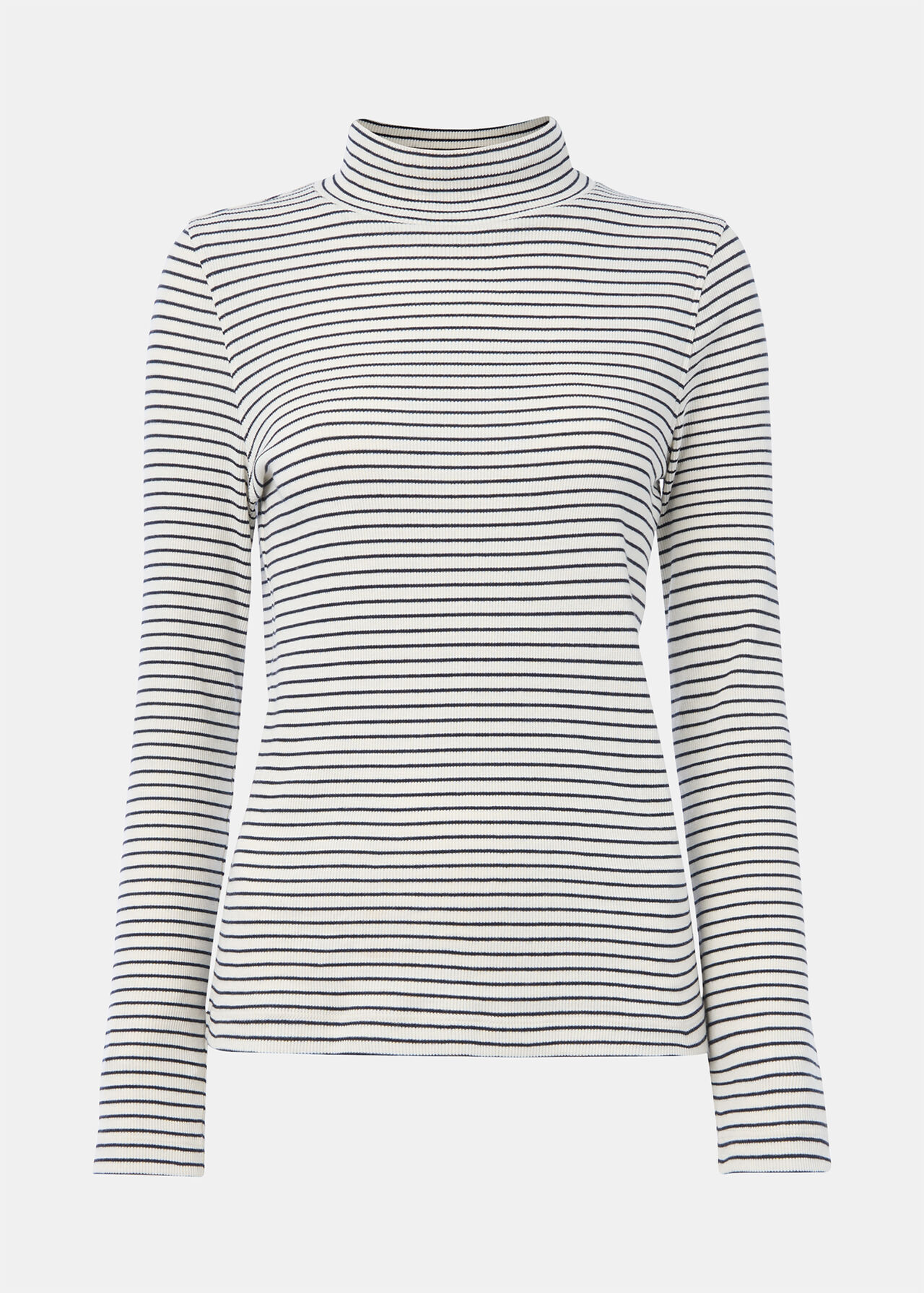 Stripe Rib Detail Polo