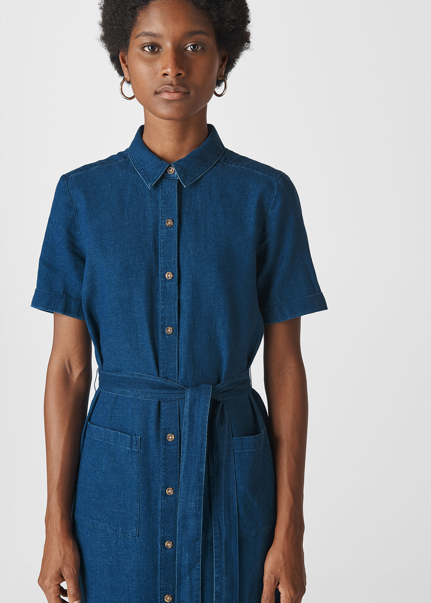 Denim Montana Linen Mix Dress