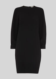 Tihara Textured Dress Black