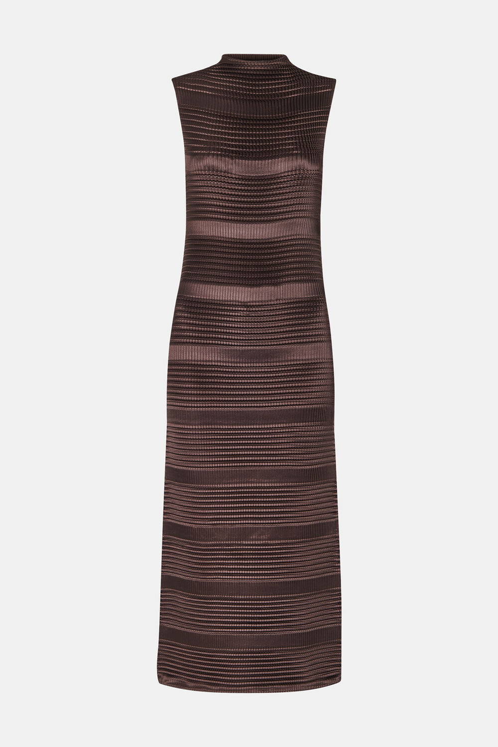 Sleeveless Ruched Column Dress