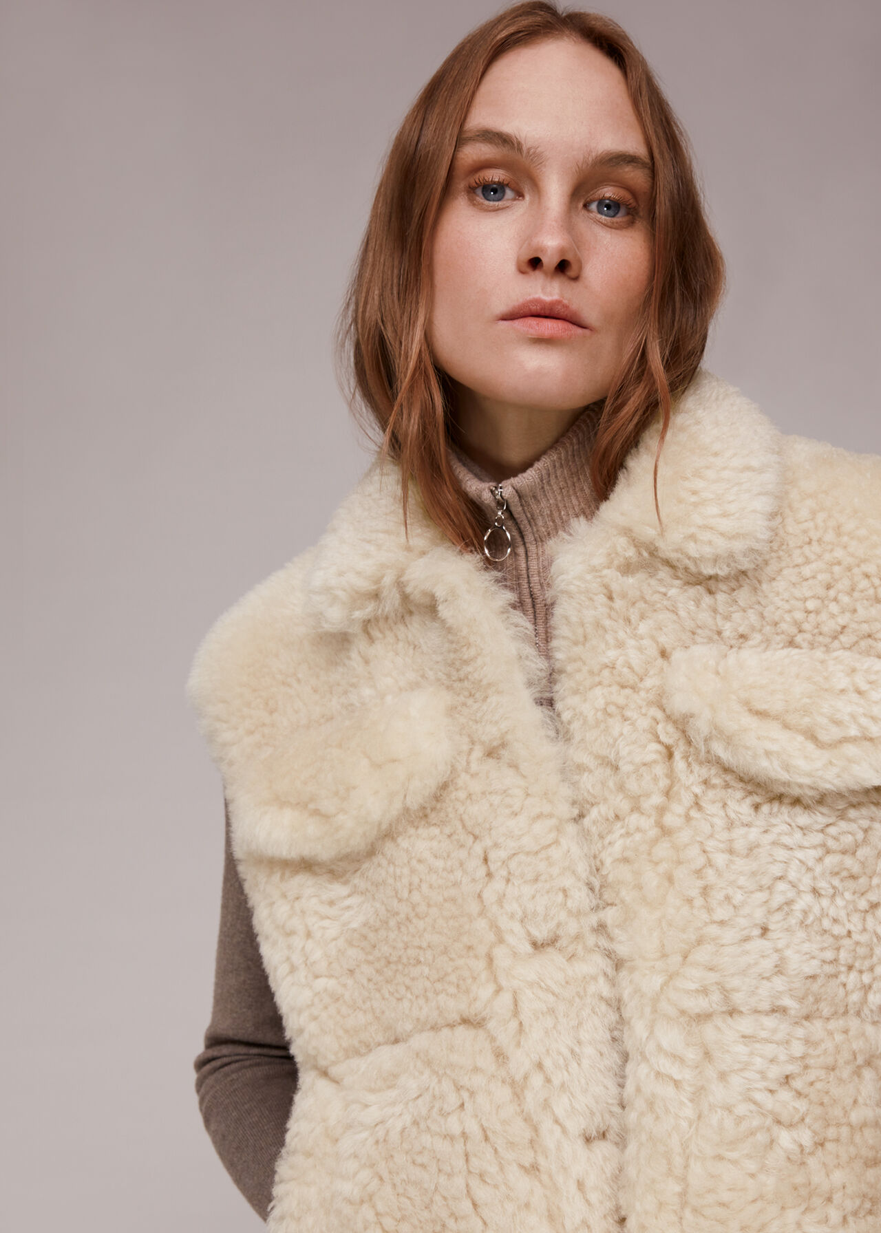 Iris Shearling Gilet