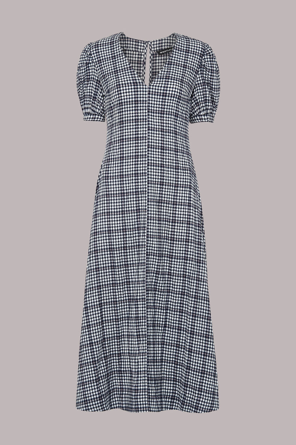 Multicolour Tabitha Checked Midi Dress