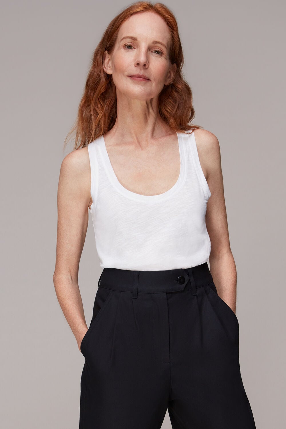Black Robyn Cotton Trouser