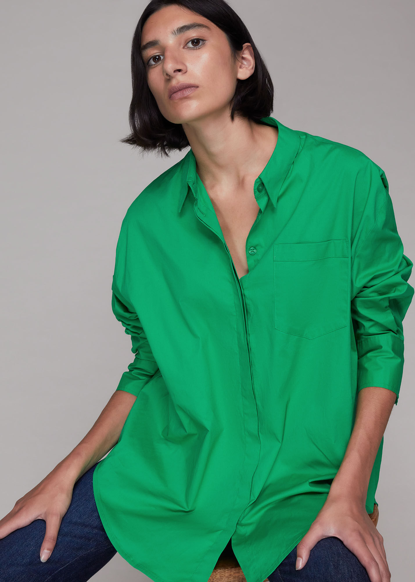 Green Oversized Shirt
