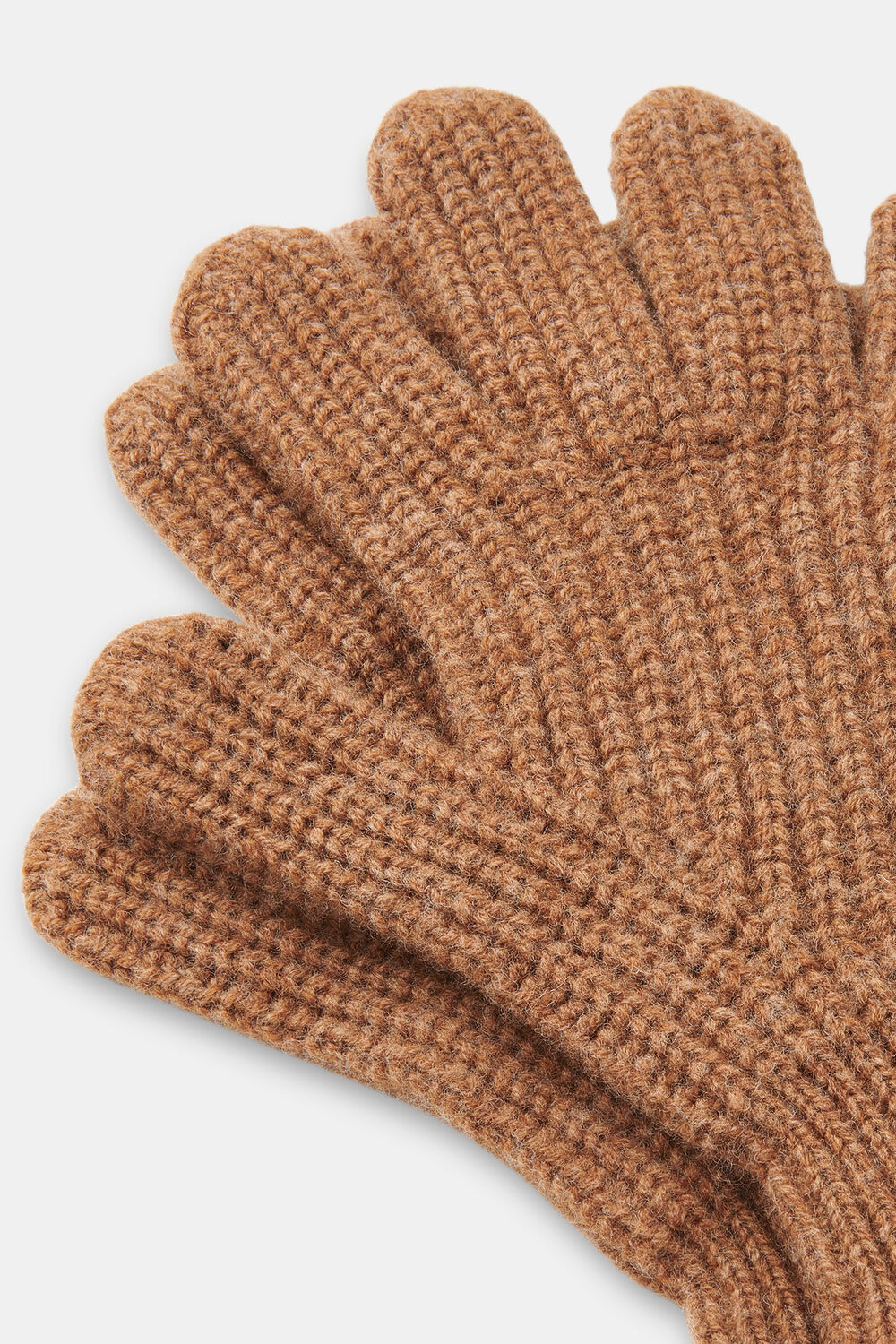 Camel Lambswool Gloves