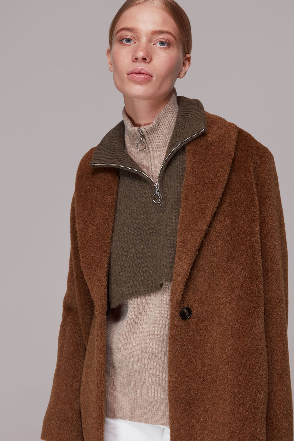 Emma Alpaca Mix Luxe Coat