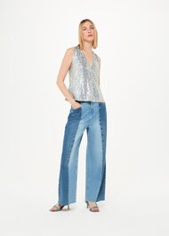 Claudia Sequin Vest Top