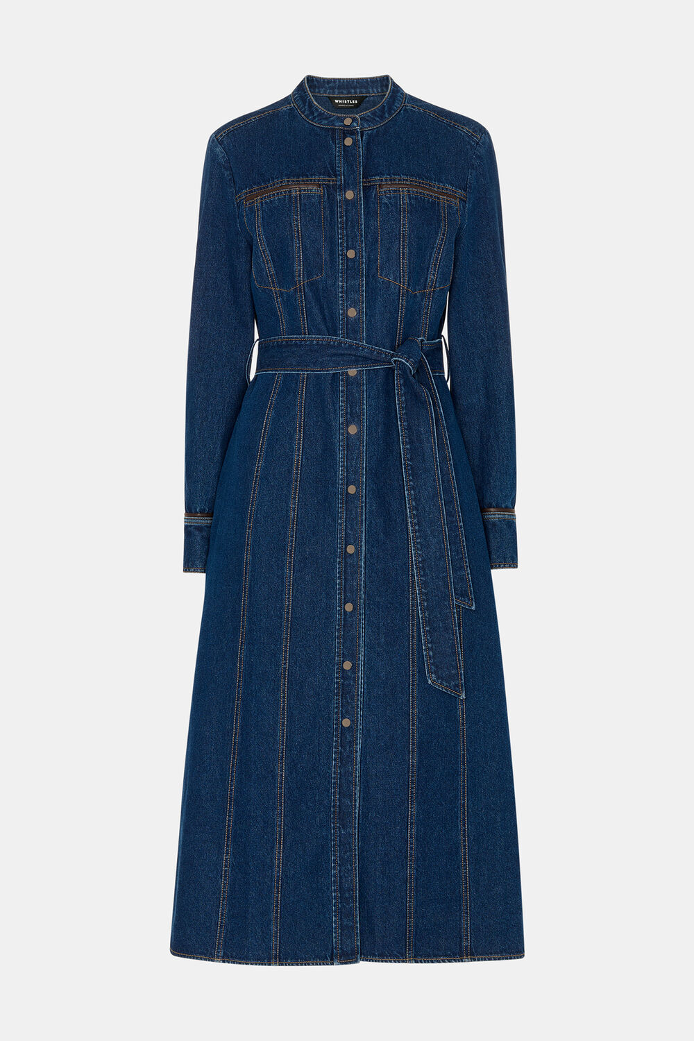 Myra Denim Midi Dress