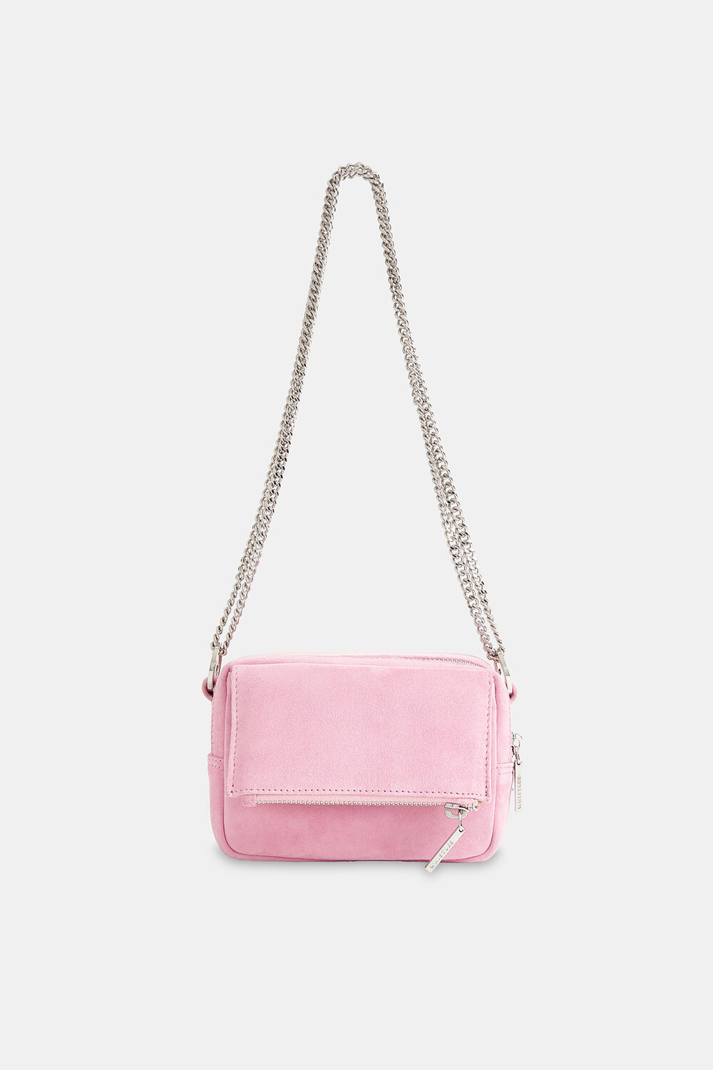 Pale Pink Bibi Suede Mini Bag