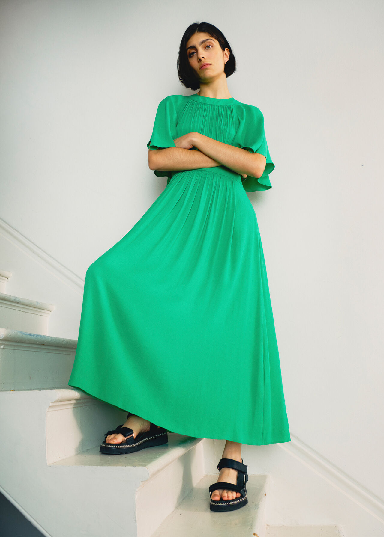 Girls cap sleeve dress Clearance