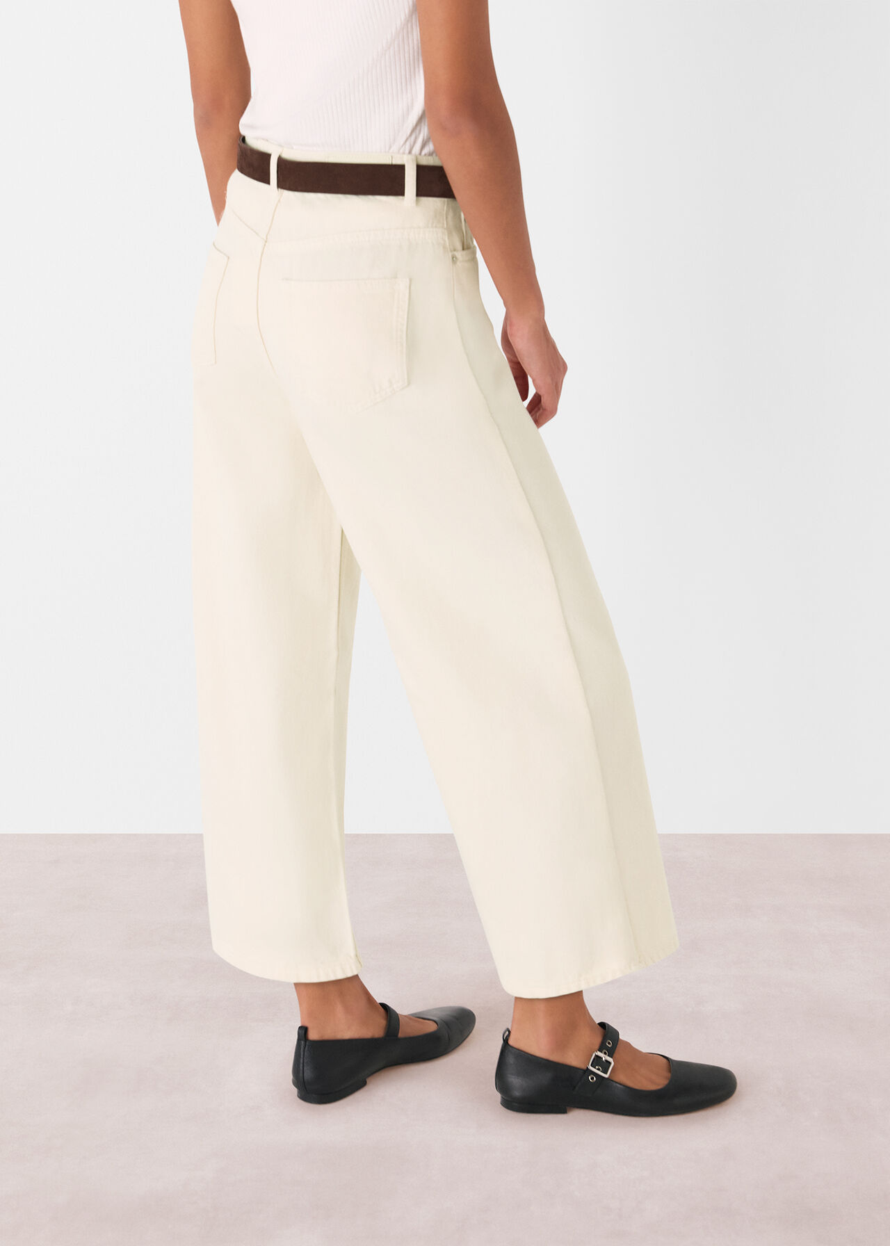 Wide Leg Cropped Jean