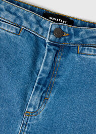 Stretch Straight Ankle Jean