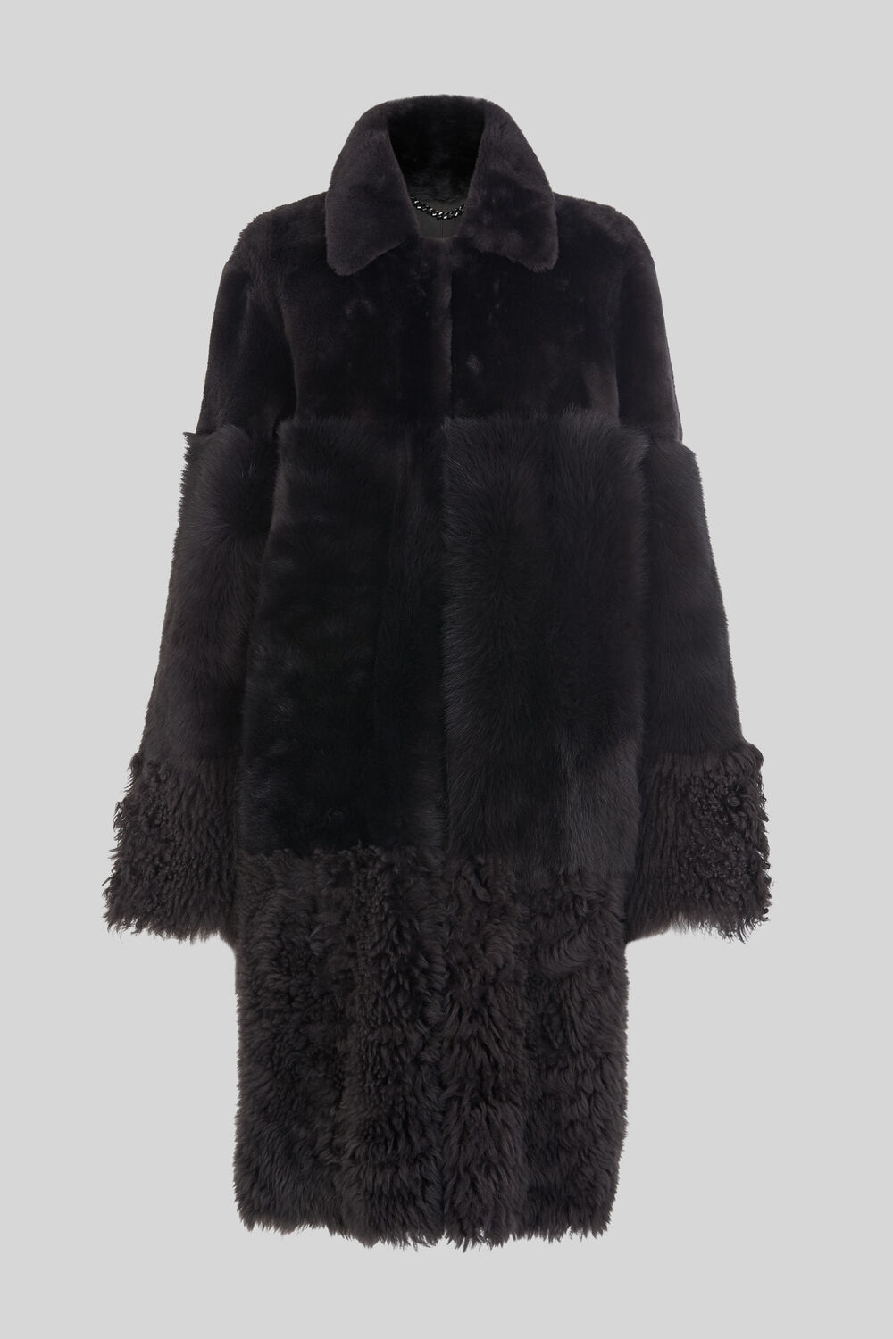 Cosma Shearling Coat Grey
