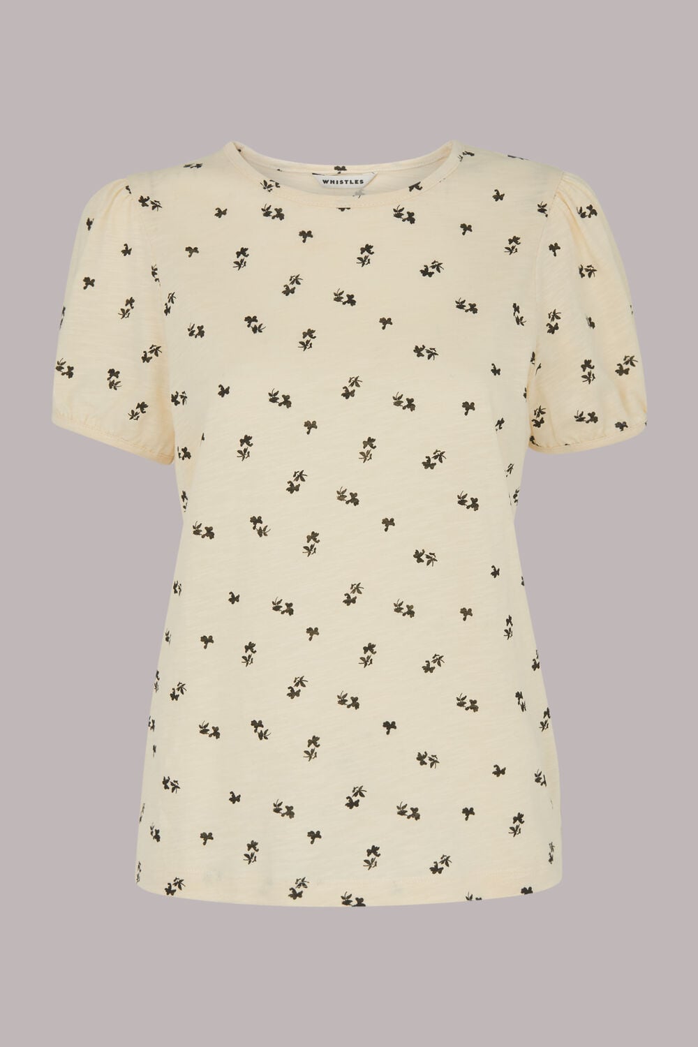 Puff Sleeve Forget Me Not Cream/Multi