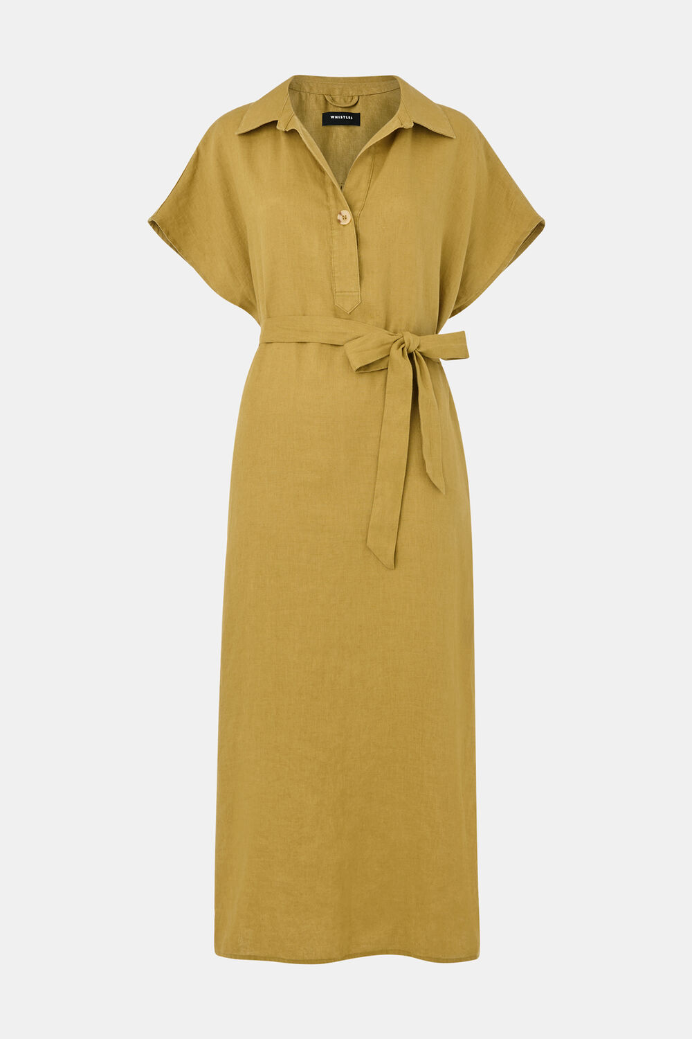 Maddie Linen Shirt Dress