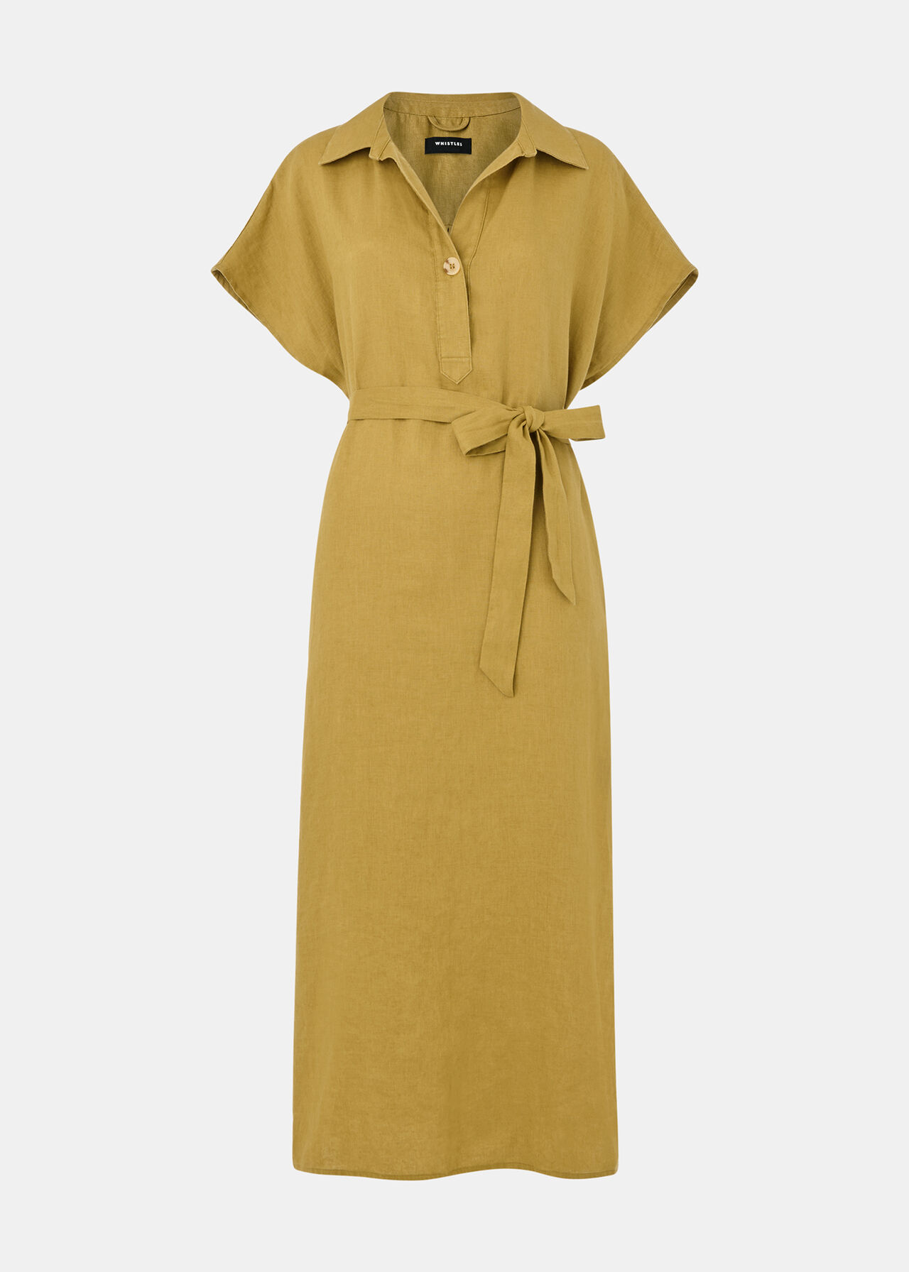 Maddie Linen Shirt Dress