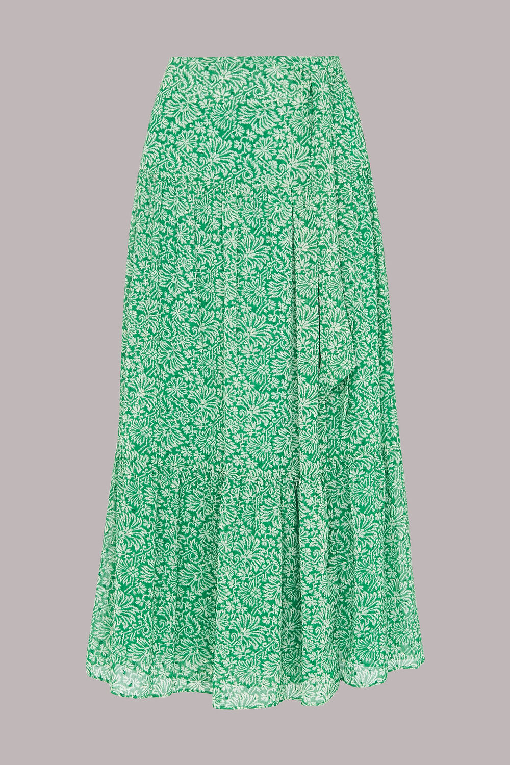 Indo Floral Wrap Skirt