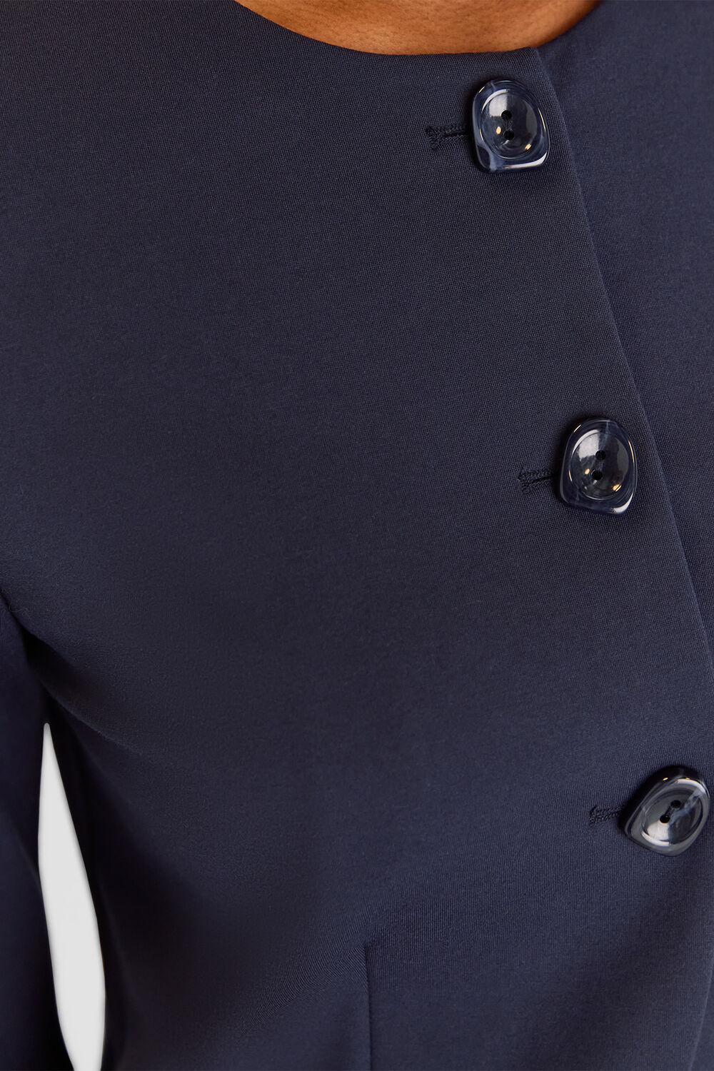 Anne Ponte Button Jacket