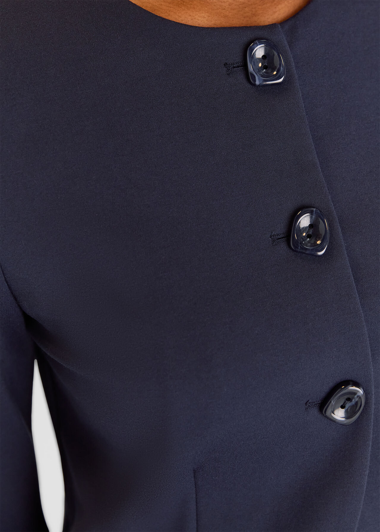 Anne Ponte Button Jacket