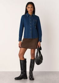 Stretch Cotton Collared Shirt