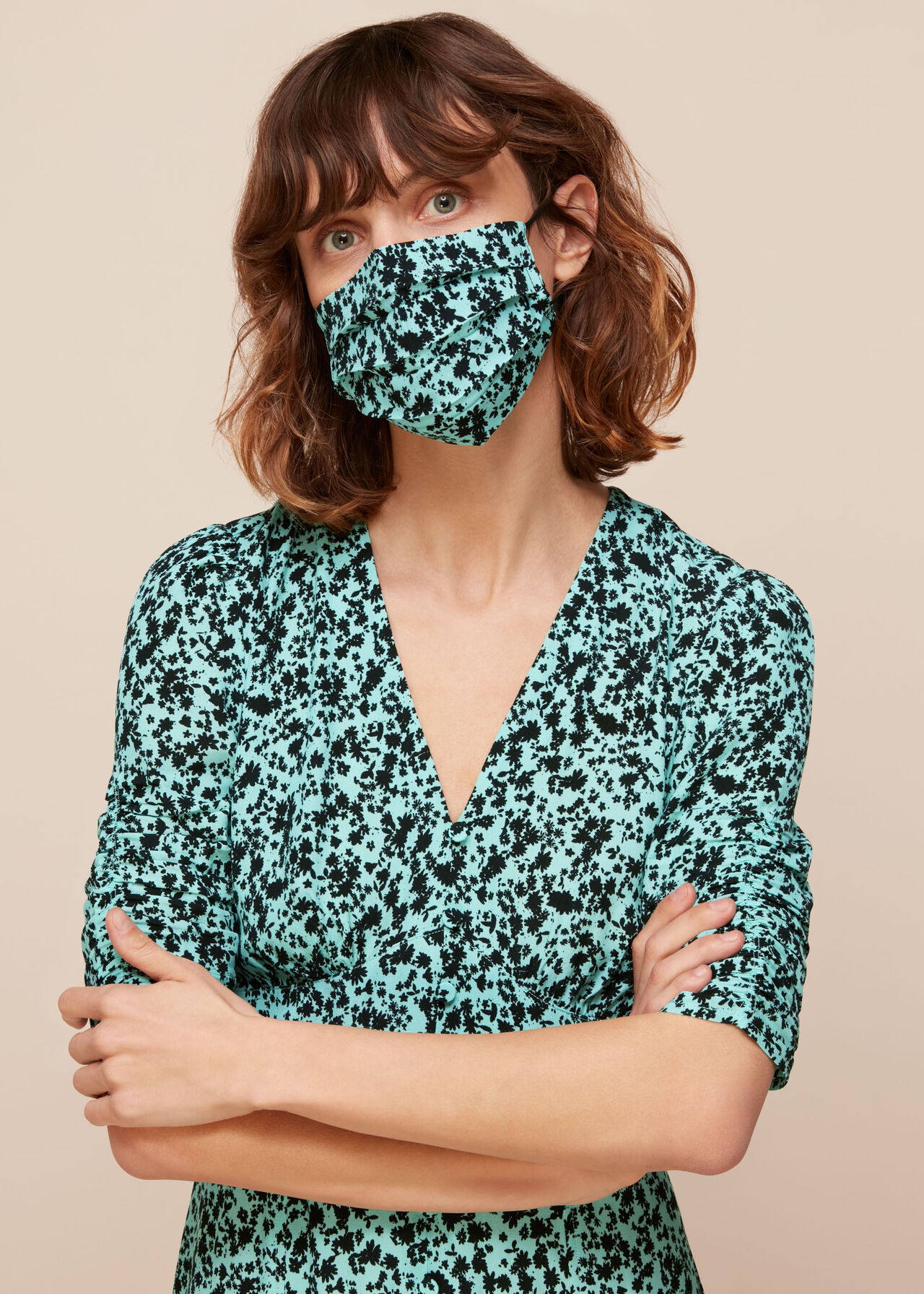 Midnight Meadow Face Covering