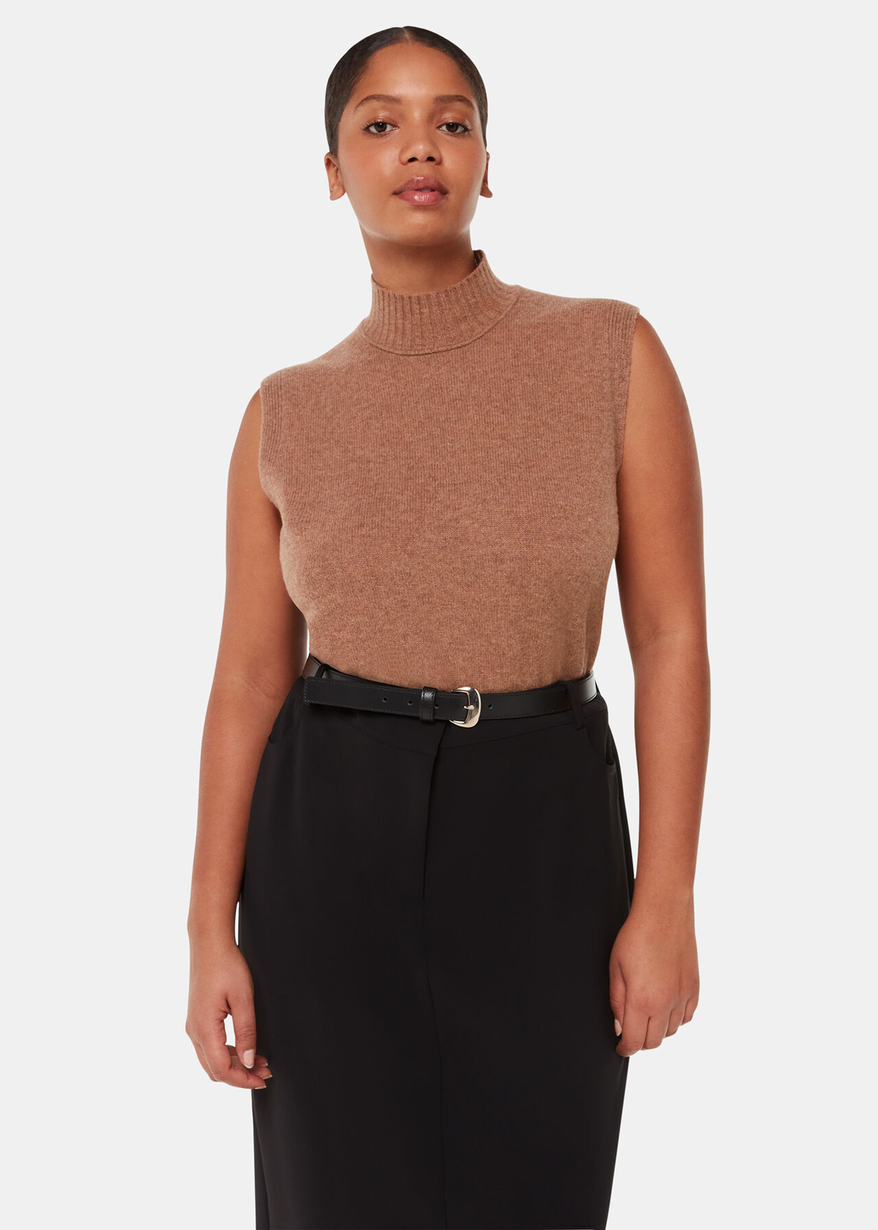 Abigail Tailored Midi Skirt