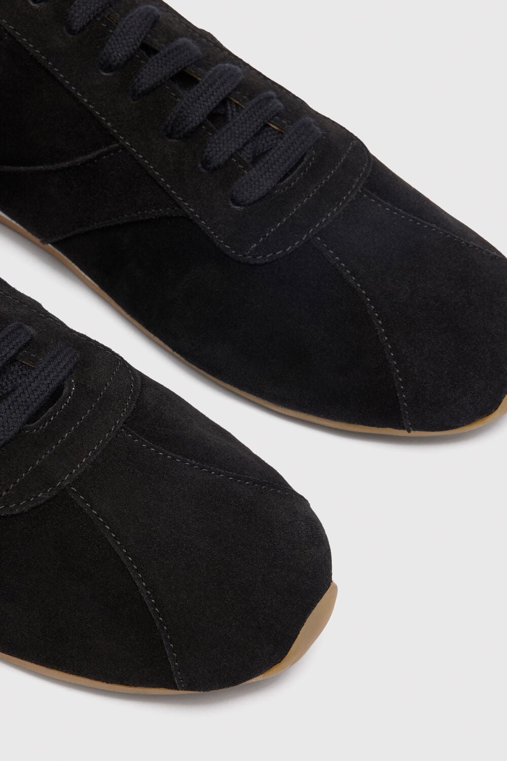 Black Suede Unlined Sneaker