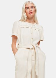 Petite Alana Denim Jumpsuit