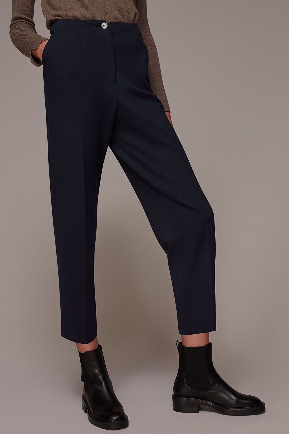 Lila Tapered Ponte Trouser