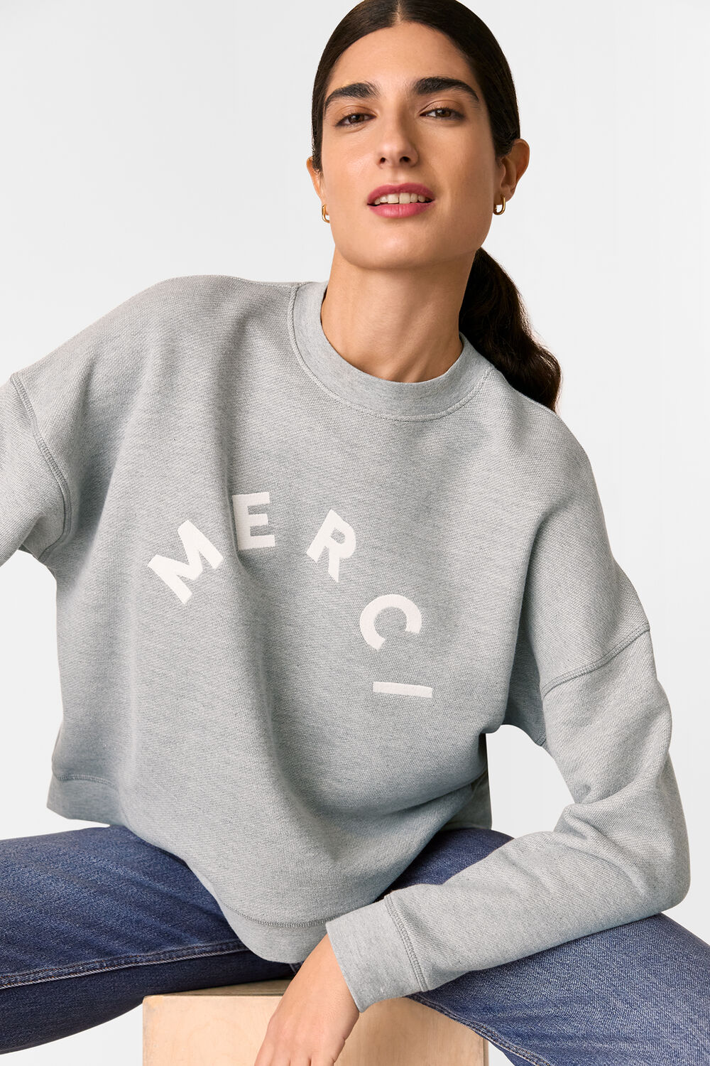 Grey Merci Logo Sweat