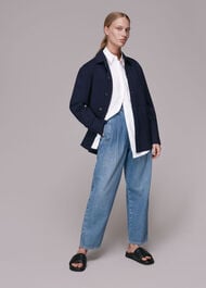 Ponte Jersey Overshirt