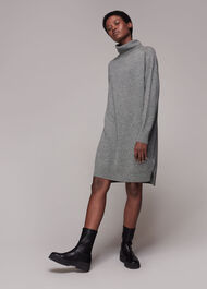 Cashmere Roll Neck Dress