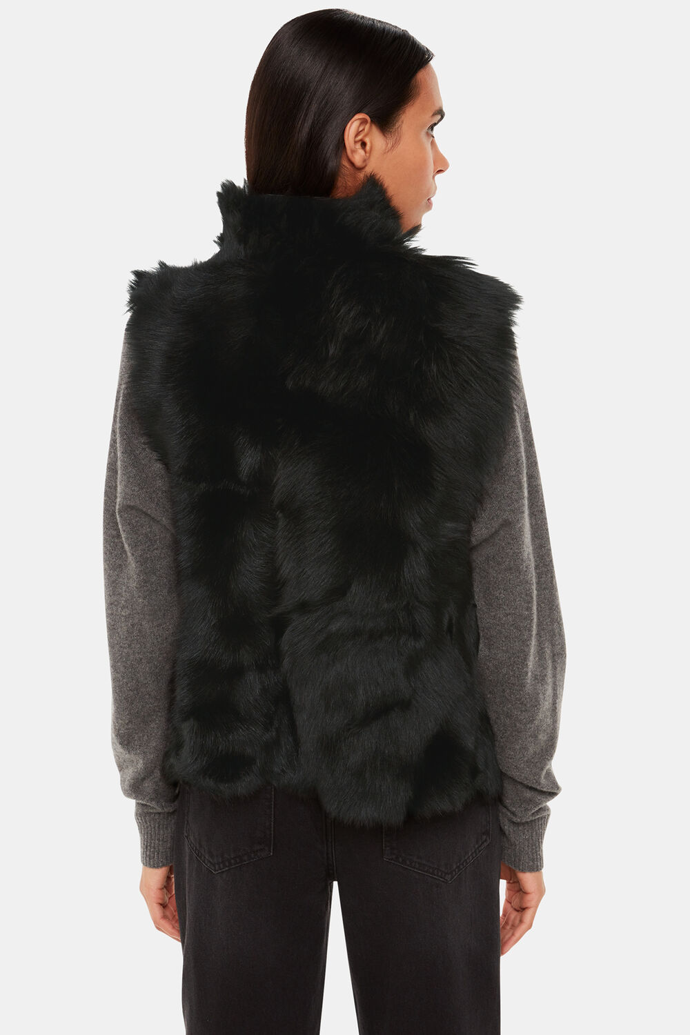 Short Toscana Sheepskin Gilet